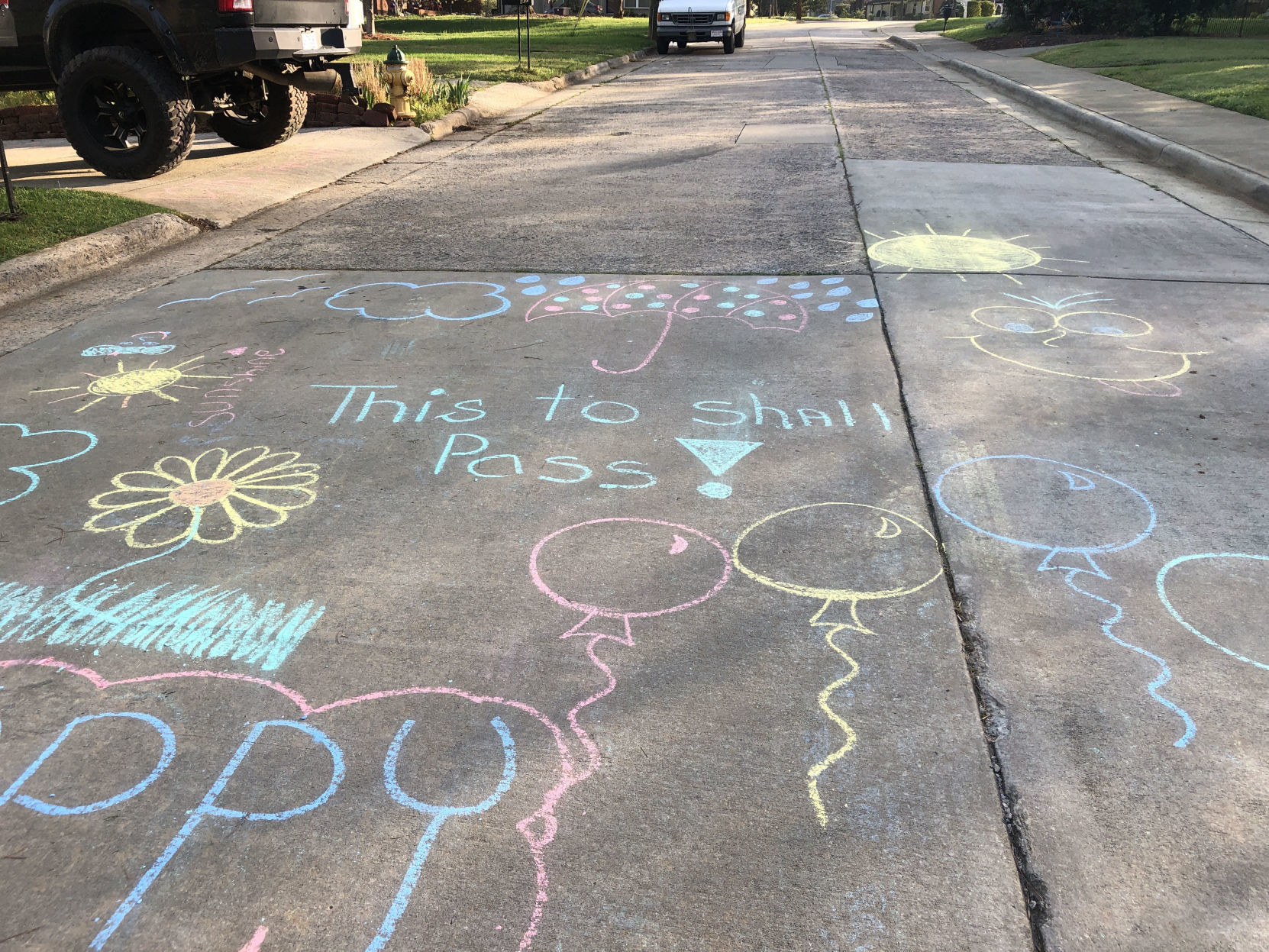 Chalk message